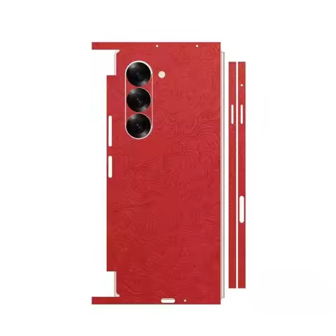 Skin Leather For Samsung Galaxy Z Fold 6 Sticker Fold 7Fold 4 3 Back Film Protective Decal Wrap Full