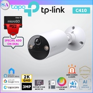 TP-Link Tapo C410 2K 3MP Security IP Camera Rechargeable Battery Indoor Outdoor Wireless Surveillanc