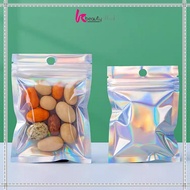 EC KB-C1104 Flat Hologram Plastic Clip UK 7X13CM Packaging Food Wrap Plastic Spices Ziplock/ Hologra
