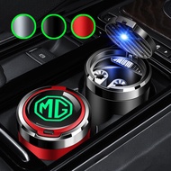 Luminous Car Ashtray Holder for MG Garages TF ZR ZS HS GS GT RX5 RX8 Morris MG3 MG5 MG7 Hector Auto Accessories