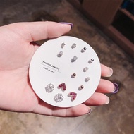 Earrings in Rose Gold-plated Yellow Gold and White Gold 625