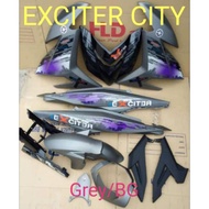 Y15ZR HLD COVERSET - Exciter City [ GREY/BG ] V1 & V2