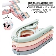 GANTUNGAN Portable Travel Folding Hanger Multipurpose Folding Clothes Hanger Magic hanger Multipurpo