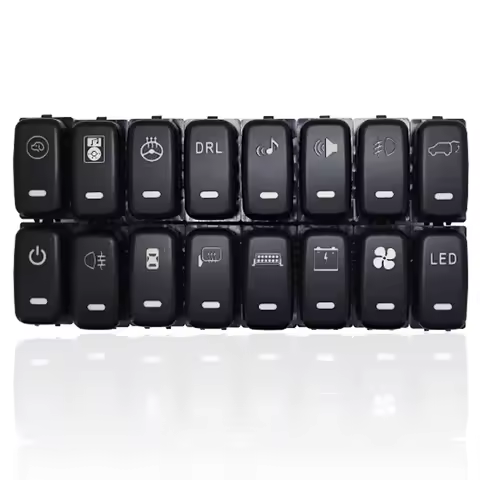 Battery Power Supply Electronic Dog Trunk Tailgate Automatic Headlight Switch Button for Mitsubishi 