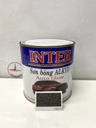 Sơn vân bông Inter hoa văn màu xám IT 8810 900g
