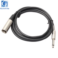 [Gazechimp] XLR 3-Pin Male to 1/4'' 6.35mm  Mic Microphone TRS Cable Plug 6ft 10ft