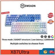 EWEADN X87Ultra Three Mode Customized Wireless Game Mechanical Keyboard