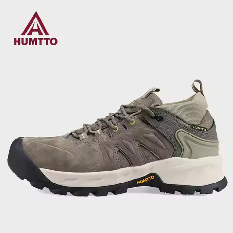 HUMTTO Hiking shoes Men's waterproof hunting Boots Tactical Desert Combat Ankle trekking Boots Male 