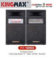 KingMax PA-1250 Speaker Active USB - FM Radio - Karaoke - bluetooh -Khusus JABODETABEK