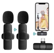 K9 Wireless Microphone for phone Lavalier Microphone Live Vlogging Microphone for Video Recoding Int