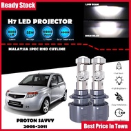 PROTON SAVVY 2005-2011 LED Headlight Lampu LED Kereta Car LED Mini Projector H7 LED Headlight Projec