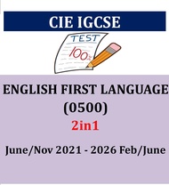 Igcse ENGLISH FIRST LANGUAGE 0500 Past Papers (PAPER 12) PAST YEAR PAPER 2021-2026 Feb/June! (2IN1 V