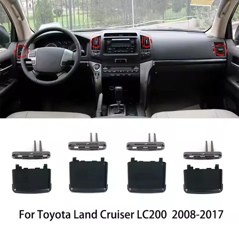 For Toyota Land Cruiser 200 LC200 FJ200 2008-2017 Car Front Dashboard A/C Air Conditioning Outlet Ai