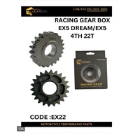 (LHK RACING) EX5/EX5 DREAM  RACING GEAR (4TH)(22T/23T)