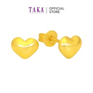 FC1 TAKA Jewellery 916 Gold Earrings Heart