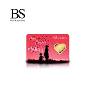 BS Jewellery 999.9 Pure Gold Bar Fathers & Mothers Birthday Series 1.0g / 3.0g / 5.0g - F39 / F40
