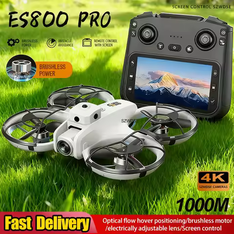 ES800 Pro RC Drone 4K Professional HD Camera Brushless WiFi FPV Dron Obstacle avoidance Screen Helic