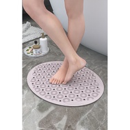 Bath Anti-Slip Silicone Mat Shower Room Foot Massage Mat Household Bath Floor Mat Toilet Bath Anti-Shock Foot Mat