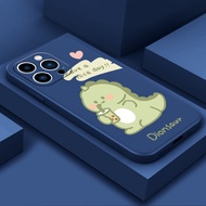 Case Honor X9A 5G X7A X8A X7 X6 X8 5G X8 4G 8X 9X PRO MF064A Milk Tea Dinosaur Silicone fall resista