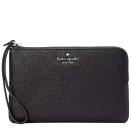 Kate Spade Leila Medium L-Zip Wristlet in Black kb684