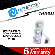 LIAN LI HYDROSHIFT LCD 360mm TL AIO LIQUID CPU COOLER BLACK / WHITE