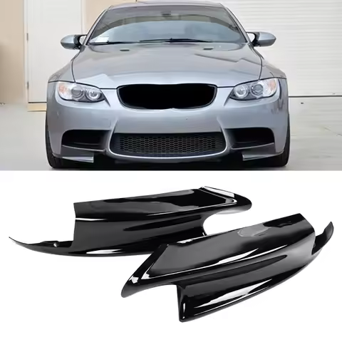 Front Bumper Diffuser Pair Front Bumper Spoiler Lip Deflector Splitter Fit for E90 E92 E93 M3 2007‑2
