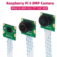 Raspberry Pi 5 8MP Camera IMX219 Sensor 77° 130° 200° FOV Fisheye MINI CSI Interface with 15cm FFC f