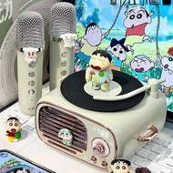 Practical Audio Girl Record Record Player Bluetooth Speaker Birthday Crayon Shin-Chan New Style Mike