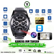 LogayaJaya Kamera Spy Camera Jam Tangan Full HD 1080p 32GB Motion Detect Kamera Watch Perekam Vidio