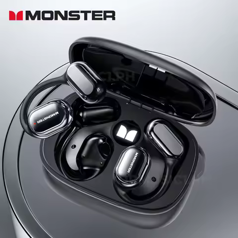 Monster AC100 Conduction Wireless Bluetooth Earphone HIFI Sound Quality HD Call Touch Earbud Waterpr
