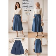 T2417 jeans skirt