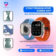PREMIUM SOFT RUBBER STRAP FOR APPLE WATCH IWO HW 49 45 44 42 41 40 38MM PREMIUM IWATCH SERIES WATCH 
