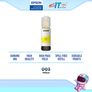 Epson 003 Ink Bottle Original Black Cyan Magenta Yellow High Yield Refill Ink for EcoTank Printer