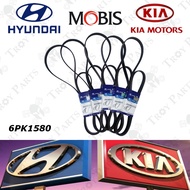 Kia Hyundai Fan Belt 6PK1580 for Kia Carnival Naza Ria