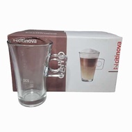Citinova GAIYO Gelas Kopi 250ml Kaca 6pcs - Gelas Cafe - Gelas Teh - Free Bubble dan Kardus Tambahan