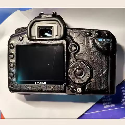 Camera Sticker Protective Skin For Canon EOS 5DII 5DIII 5DIV 6D 6D2 80D 90D EF 24-70 16-35 EF85 Lens