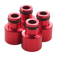 (XHJO) 4PCS Fuel Injector Adapters Hat Fuel Nozzle Spacers Extenders Car Top Cap Accessories for B16