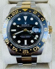 Rolex 勞力士 GMT-Master II     116713LN  金鋼綠針