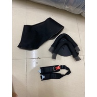 sponge/padding helmet ms 88 terpakai conditions  bharu