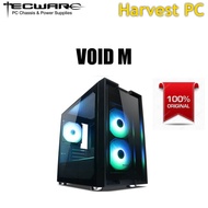 Tecware VOID M Casing (Tempered Glass Panel / Black case wires / 3x Orbis F1 ARGB Fan / Hub + Remote)