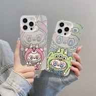 For Vivo V21E Y73 V20 V21 V30 V29 V25 V23 S10 S12 S15 S16 S17 S18 S18E S7 S9 Case Strawberry Bear  C