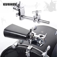 KUNHEV Drum Cowbell Bracket Mount, with Parallel Action Jaws Musical Instrument Support Clip Drum Co