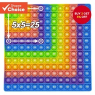 Math Learning 12x12 Multiplication Chart Board Games, Math Manipulatives Interactive Activity Quick 