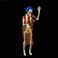 Clown Skeleton Decorations Halloween Scene Layout Props for Graveyard Haunted House Props