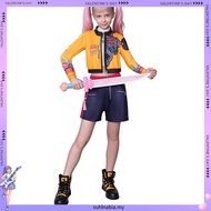 Child Size KPOP DEMON HUNTERS RUMI ZOEY MIRA Cosplay Costume Korean Girl KPOP Cosplay Costume