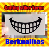 Smile cutting sticker 1 cool sticker