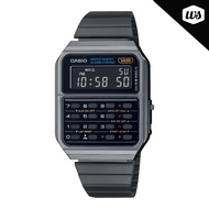 [Watchspree]  Casio Digital Vintage Dual Time Calculator Watch CA500WEGG-1B CA-500WEGG-1B
