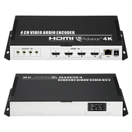 ORIVISION 4-Channel HDMI to IP Streaming Encoder 4K H.265 H.264 IPTV HDMI Video Encoder with UDP HLS