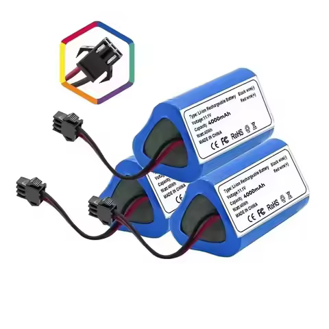 4000mAh Replacement Battery for Ecovacs D36A D36B D36C D36E DA60 DA611 DB35 for Deebot Slim 1/2/10, 