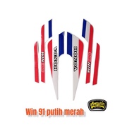 Honda win 100 win100 striping sticker 91 14#